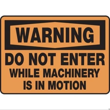 Accuform OSHA WARNING SAFETY SIGN KEEP GUARDS MEQM310XT